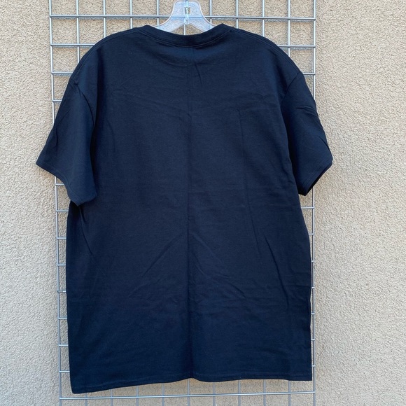 Men's Reality King Classic Boxy Fit Black T-Shirt - Picture 3 of 3